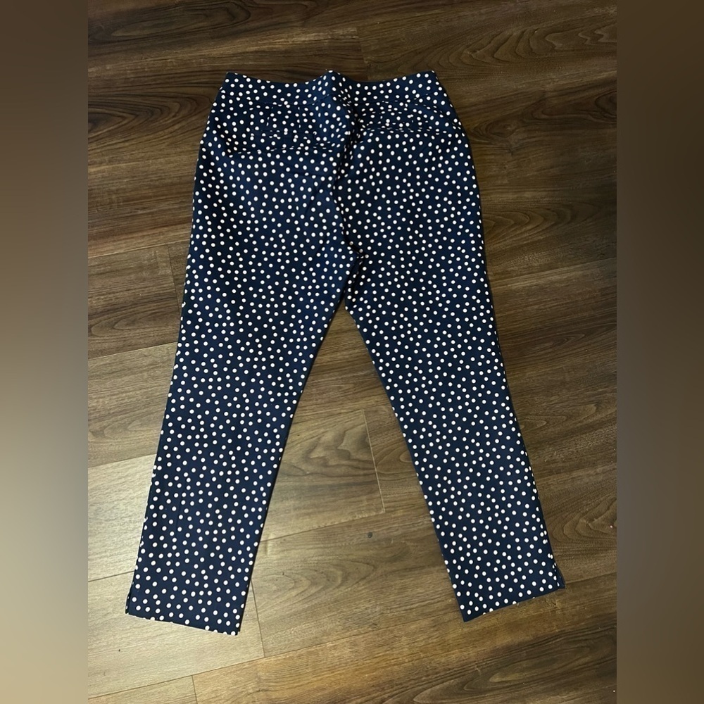 Boden Pants Women's Size 12R Navy Blue Polka Dot
Crop Ankle - Picture 3 of 7